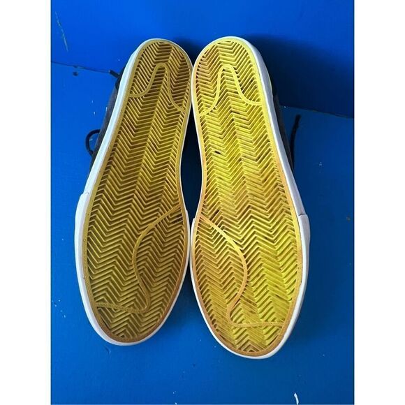 NIKE SATIRE Mens Size 10 M Skateboard Shoes 536404-443 Blue Gray Suede - Picture 4 of 6